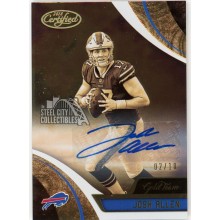 Josh Allen 2018 Panini Certified Gold Team Rookie Autograph Card #GT-JOA 2/10