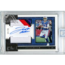 Josh Allen 2019 Panini One Dual Patch Autograph Card #172 8/20