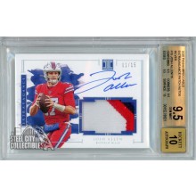 Josh Allen 2020 Panini Impeccable Extravagance Patch Autograph Card #EPA-JOA 1/15 BGS 9.5