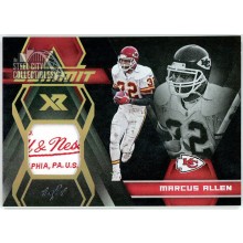 Marcus Allen 2020 Panini XR Summit Patch Autograph Card #SS-6 1/1