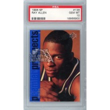 Ray Allen 1996-97 Upper Deck SP Rookie Card #136 PSA 10