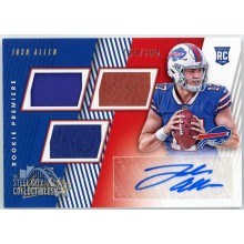 Josh Allen 2018 Panini Absolute Rookie Premiere Autograph Card #154 144/365 (Indent)
