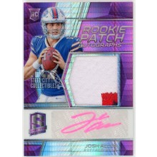 Josh Allen 2018 Panini Spectra Pink Rookie Patch Autograph Card #204 12/25