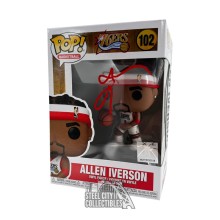Allen Iverson Autographed Philadelphia Funko Pop - BAS (Red Ink)