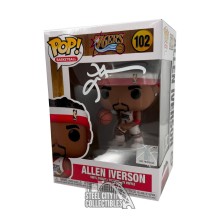 Allen Iverson Autographed Philadelphia Funko Pop - BAS (White Ink)