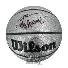 Allen Iverson The Answer Autographed Wilson Platinum Edition Basketball - BAS