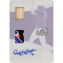 Roberto Alomar 2020 Panini Immaculate Hall of Fame Dual Relic Autograph Printing Plate Card #HO-RA 1/1