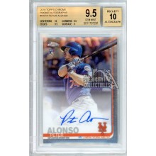 Pete Alonso 2019 Topps Chrome Autograph Rookie Card #RA-PA BGS 9.5 (291)