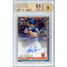 Pete Alonso 2019 Topps Chrome Autograph Rookie Card #RA-PA BGS 9.5 (349)