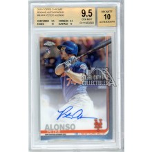 Pete Alonso 2019 Topps Chrome Autograph Rookie Card #RA-PA BGS 9.5 (583)