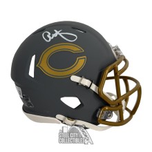 Alshon Jeffery Autographed Chicago Bears Slate Mini Football Helmet - BAS