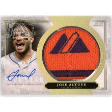 Jose Altuve 2020 Topps Five Star Majestic Logo Patch Autograph Card #AJP-JA 1/1