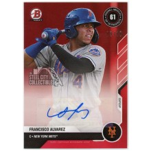 Francisco Alvarez 2020 Bowman Next Red Autograph Card #BA-56B 09/10