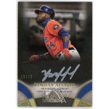 Yordan Alvarez 2021 Topps Tier One Break Out Autograph Card #BOA-YAL 10/10