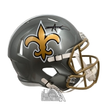 Alvin Kamara Autographed New Orleans Saints Flash Replica Full Size Football Helmet - BAS