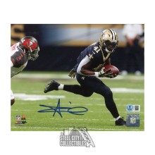 Alvin Kamara Autographed New Orleans Saints 8x10 Football Photo - BAS (Running)