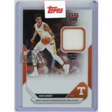 Nate Ament 2025-26 Bowman U Now Game-Worn Sneaker Card #3A 24/25