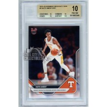 Nate Ament 2025-26 Bowman University Now Rookie Card #3 BGS 10 Pristine