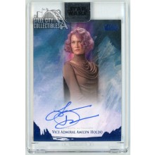 Laura Dern Vice Admiral Amilyn Holdo 2018 Topps Star Wars Stellar Signatures Blue Auto 21/25