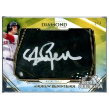 Andrew Benintendi 2020 Topps Diamond Icons Preeminent Pieces Autographed Game Used Relic Card #APP-AB 1/1