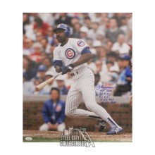 Andre Dawson Autographed Chicago 16x20 Baseball Photo - BAS (5 Inscriptions)
