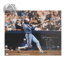 Andre Dawson Autographed Montreal 16x20 Baseball Photo - BAS (5 Inscriptions)