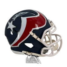 Andre Johnson Autographed Houston Texans AMP Mini Football Helmet - BAS