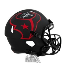 Andre Johnson Autographed Houston Texans Eclipse Replica Full Size Football Helmet - BAS