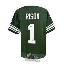 Andre Rison Autographed Michigan State Custom Green Football Jersey - BAS (Green Collar)