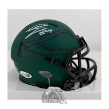 Andrew Mukuba Autographed Philadelphia Eagles RAVE Mini Football Helmet - JSA (Smeared Auto)
