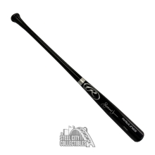 Andruw Jones Autographed Rawlings Black Baseball Bat - BAS