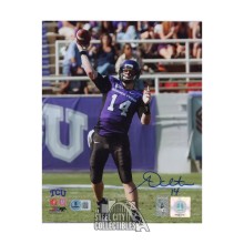 Andy Dalton Autographed TCU 8x10 Football Photo - BAS