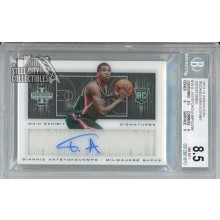 Giannis Antetokounmpo 2013-14 Panini Innovation Main Exhibit Rookie Autograph Card #18 276/299 BGS 8.5