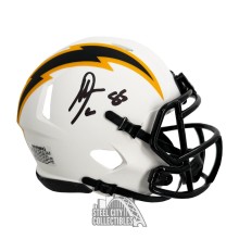 Antonio Gates Autographed Los Angeles Chargers Lunar Eclipse Mini Football Helmet - BAS