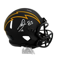Antonio Gates Autographed Los Angeles Eclipse Mini Football Helmet - BAS