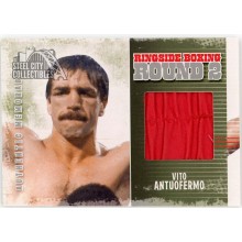 Vito Antuofermo 2011 ITG Ringside Boxing Silver Trunks Card #AM-49 (Red)