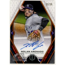 Nolan Arenado 2021 Topps Tribute Autograph Card #TA-NA 21/25