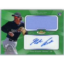 Nolan Arenado 2013 Topps Finest Jumbo Rookie Patch Auto Card #AJR-NA 110/125