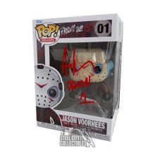 Ari Lehman Jason 1 Autographed Friday The 13th Jason Voorhees Funko Pop - BAS (Damaged Box)