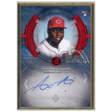 Aristides Aquino 2020 Bowman Transcendent Red Autograph Rookie Card #BTA-KL 1/1
