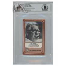 Art Rooney 1975 Fleer Football HOF Autograph - Beckett