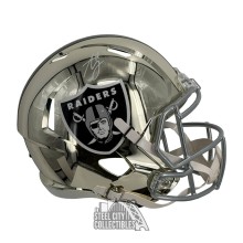 Ashton Jeanty Autographed Las Vegas Raiders Chrome Replica Full Size Football Helmet - BAS
