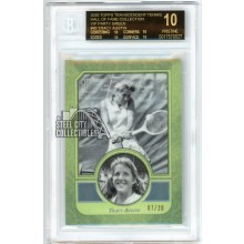 Tracy Austin 2020 Topps Transcendent Tennis VIP Green Card #40 /20 BGS 10 Black Label