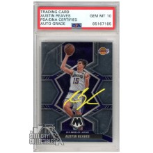 Austin Reaves 2021-22 Panini Mosaic Autograph Rookie Card #241 PSA/DNA 10 (Yellow)