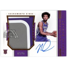 Marvin Bagley 2018-19 Panini National Treasures Bronze Rookie Patch Autograph Card #137 03/25