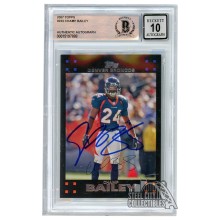 Champ Bailey 2007 Topps Autograph Card #233 BAS 10