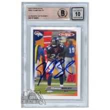 Champ Bailey 2005 Topps Total Autograph Card #206 BAS 10