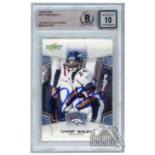Champ Bailey 2008 Score Autograph Card #93 BAS 10