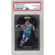 LaMelo Ball 2020-21 Panini Prizm Variation Autograph Rookie Card #278 PSA/DNA