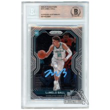LaMelo Ball 2020-21 Panini Prizm Autograph RC Card #278 BAS (Light Blue)